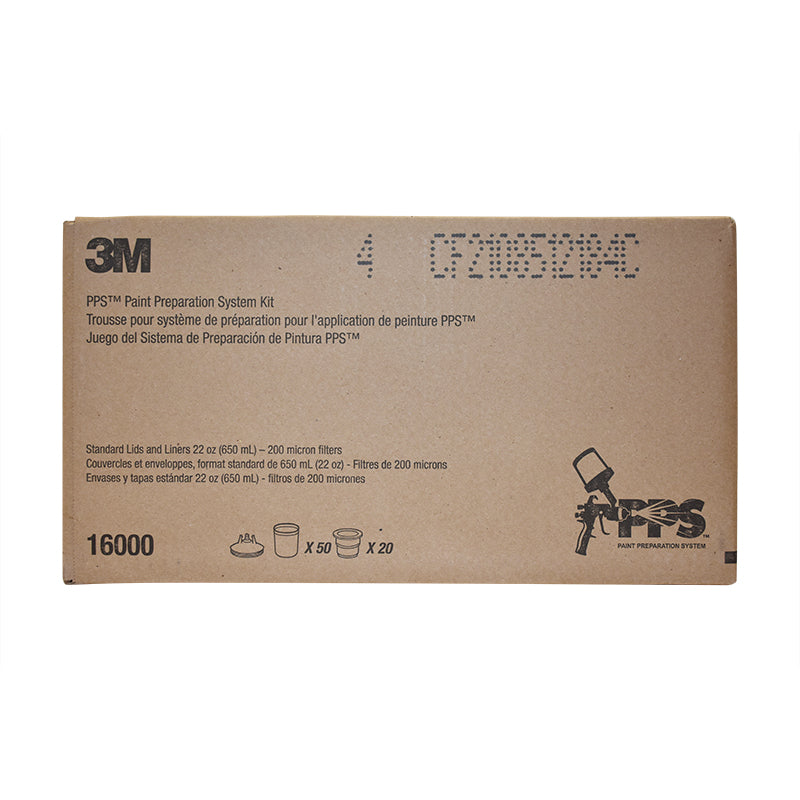 PPS Lid & Liner Kit, Standard 22 fl. oz (650 mL), 200 Micron Filter, 50 Lids & Liners/Kit, 1 Kit/Case