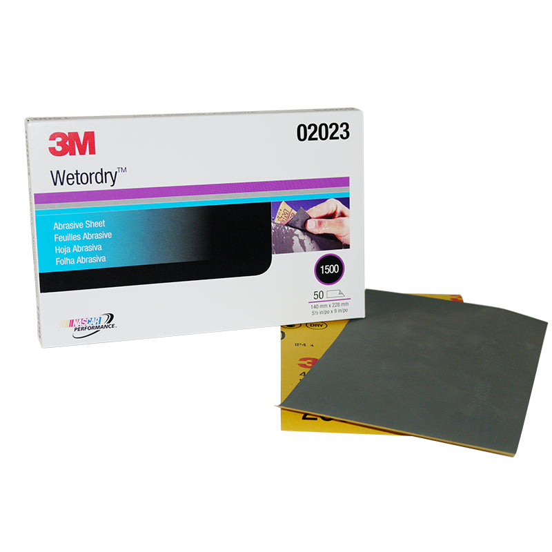 Wetordry Abrasive Sheet 401Q, 1500, 5 1/2 in x 9 in , 50 Sheets/Carton