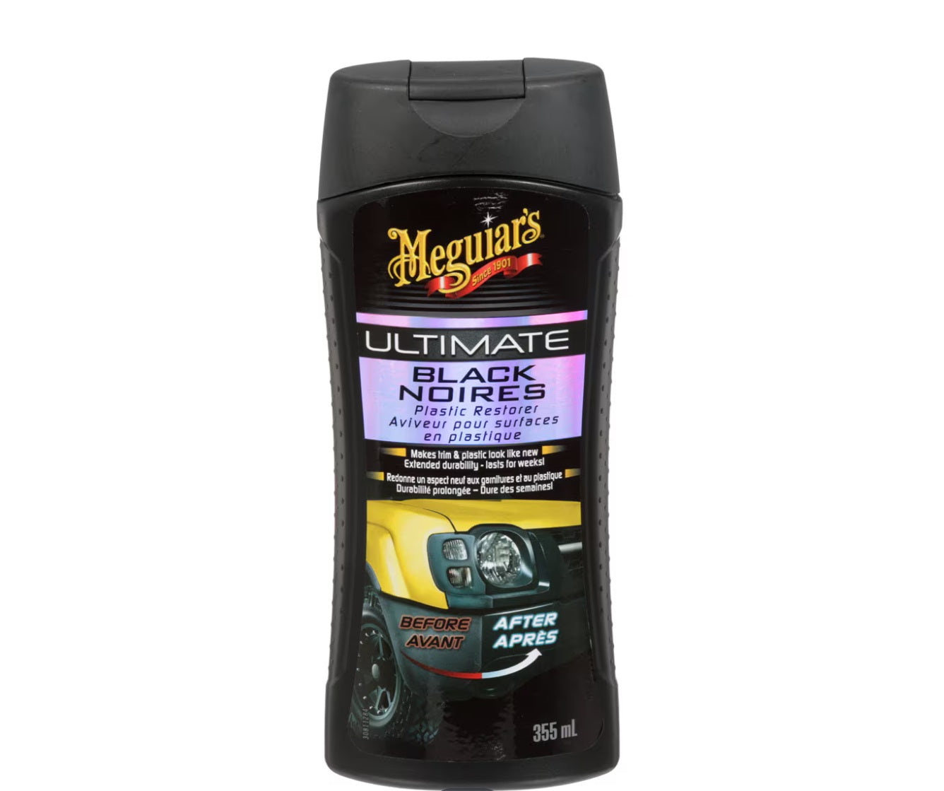 Meguiar’s® Ultimate™ Black Plastic Restorer, G15812C, 12 fl. oz. (355 ml)