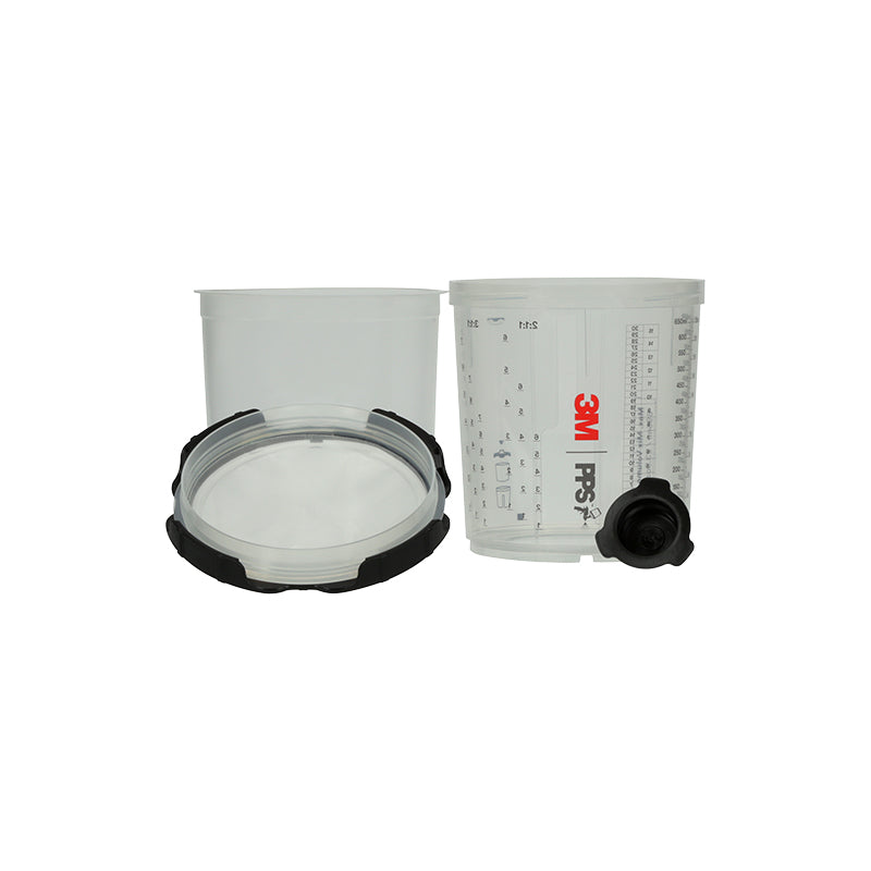 3M™ PPS™ Series 2.0 Spray Cup System Kit, 26114, Mini (6.8 fl oz, 200 mL), 200 Micron Filter