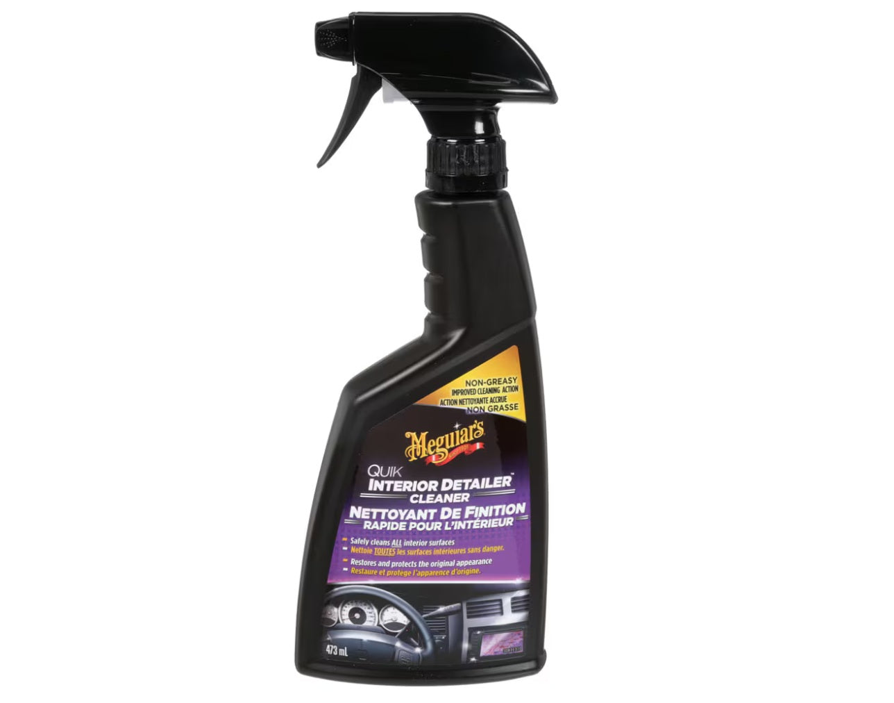 Meguiar’s® Quik Detailer™ Interior Cleaner G13616C, 16 fl. oz. (473 ml), 6/Case