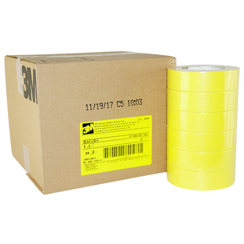 Automotive Refinish Masking Tape 388N,, 9.14 cm x 180 ft , 24/Case