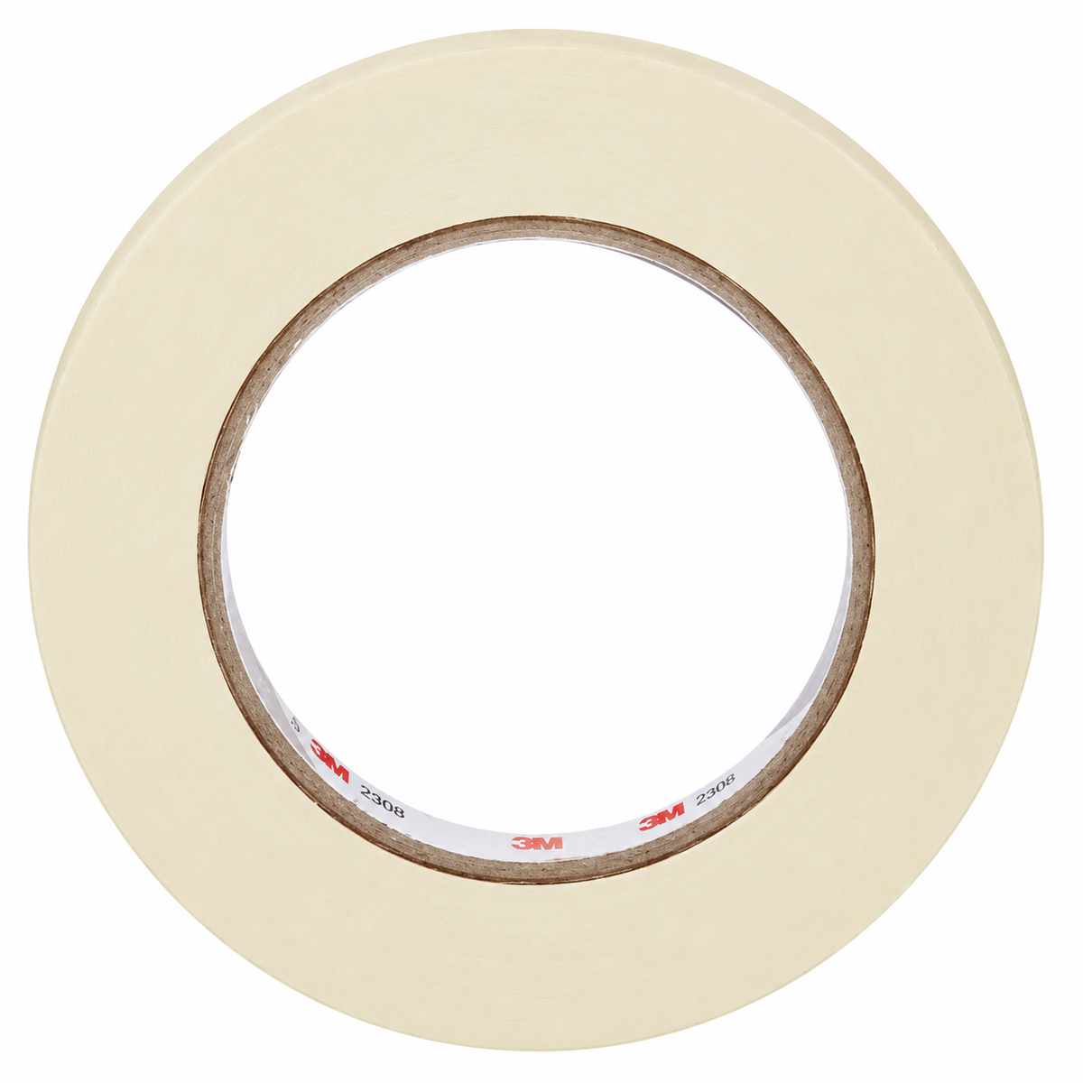 3M 06545 Automotive Masking Tape – 3/4 in × 180 ft (18 mm × 55 m), Natural, 2308