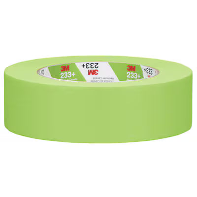 3M™ Performance Green Masking Tape 233+, 1.5" (36 mm x 55 m), 16/Case, 3M.26338