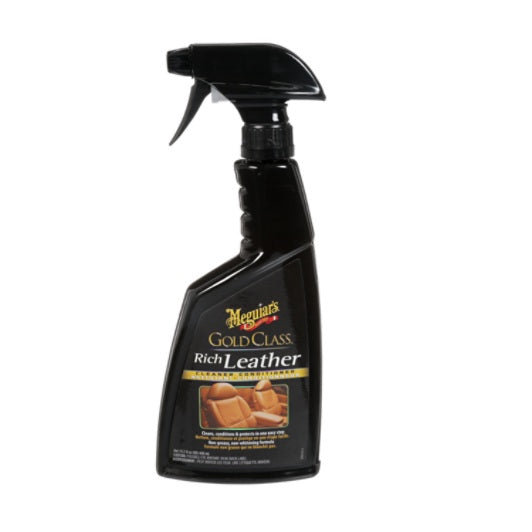 Meguiar’s® Gold Class™ Rich Leather Cleaner & Conditioner Spray G10916C, 15.2 fl. oz. (450 ml), 6/Case